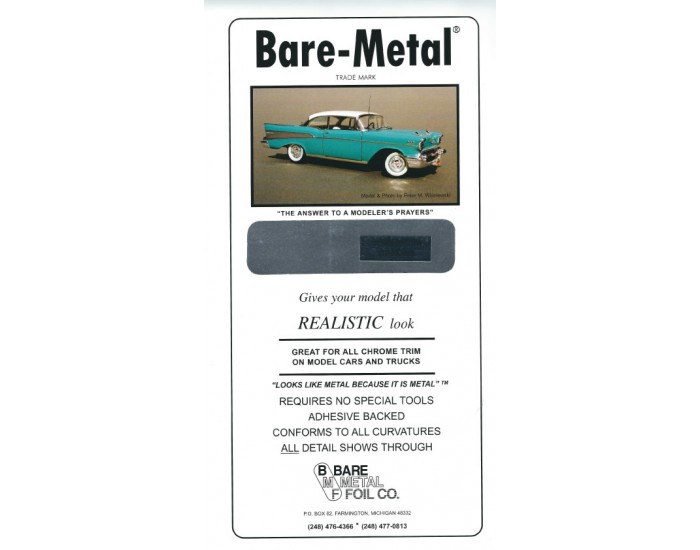 Bare-Metal Foil - BMF00004 - Ultra Bright Chrome Foil  - Hobby Sector