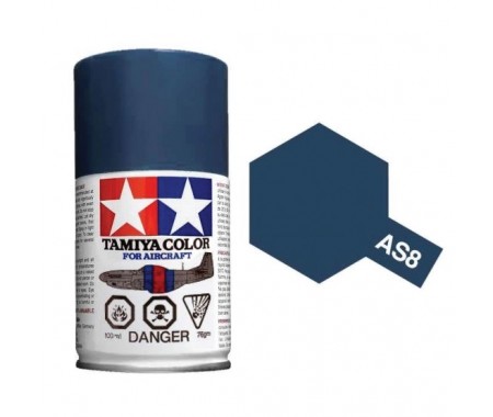 Tamiya - AS-8 - NAVY BLUE (US NAVY) 100ml Acrylic Spray  - Hobby Sector