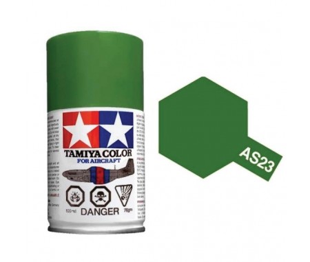 Tamiya - AS-23 - LIGHT GREEN (LUFTWAFFE) 100ml Acrylic Spray  - Hobby Sector