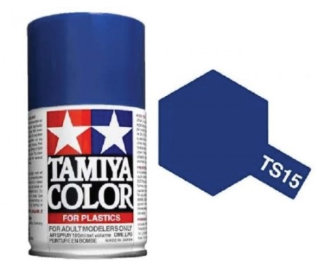Tamiya - TS-15 - BLUE 100ml Spray Acrílico  - Hobby Sector