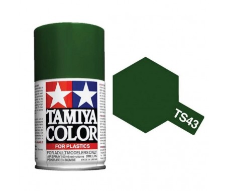Tamiya - TS-43 - RACING GREEN 100ml Spray Acrílico  - Hobby Sector