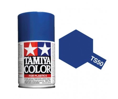Tamiya - TS-50 - MICA BLUE 100ml Acrylic Spray  - Hobby Sector