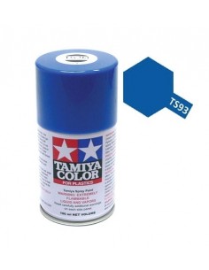 Tamiya - TS-93 - PURE BLUE 100ml Acrylic Spray  - Hobby Sector