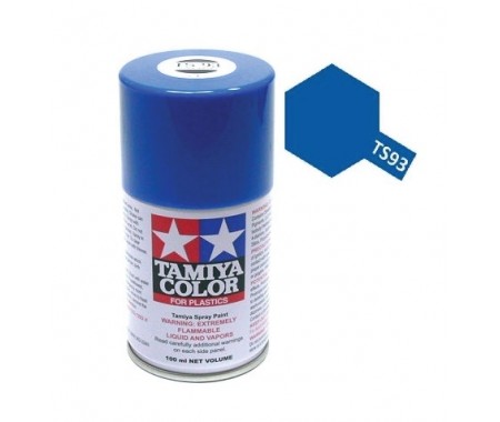 Tamiya - TS-93 - PURE BLUE 100ml Spray Acrílico  - Hobby Sector