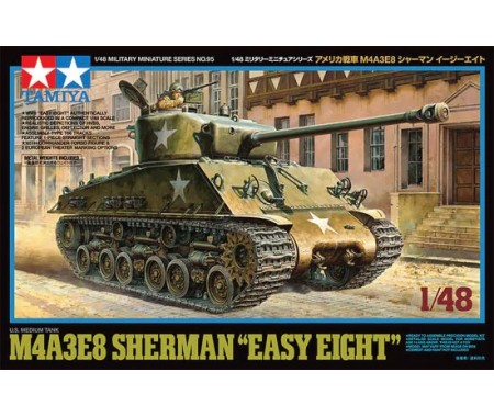 Tamiya - 32595 - U.S. MEDIUM TANK M4A3E8 SHERMAN 'EASY EIGHT'  - Hobby Sector