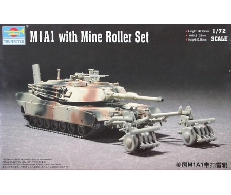 Trumpeter - 07278 - M1A1 with Mine Roller Set  - Hobby Sector