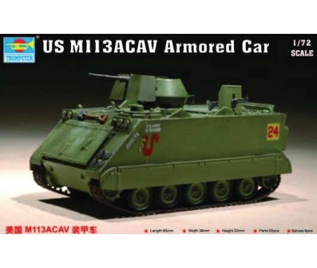 Trumpeter - 07237 - US M113ACAV Armored Car  - Hobby Sector