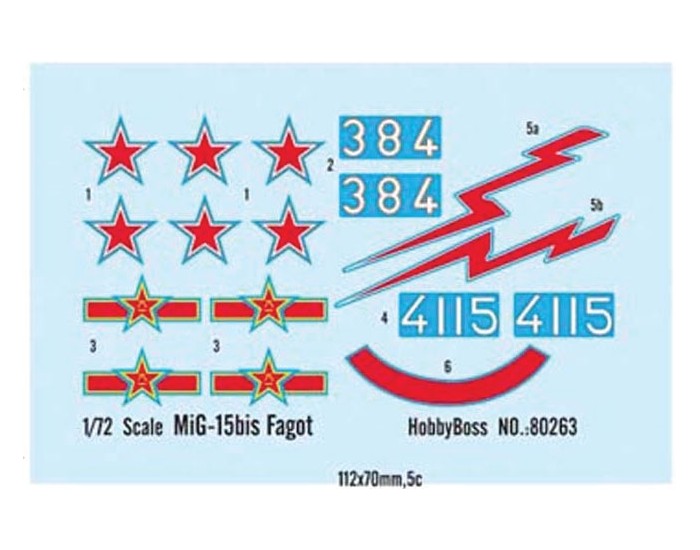 Hobby Boss - 80263 - MiG-15bis Fagot - Easy Assembly Kit  - Hobby Sector