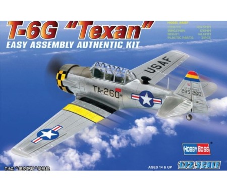 Hobby Boss - 80233 - American T-6G “Texan” - Easy Assembly Kit  - Hobby Sector