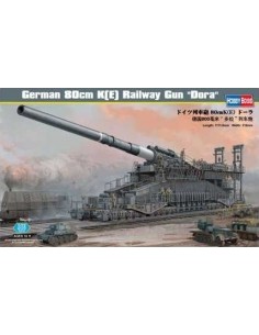 Hobby Boss - 82911 - German 80cm K(E) Railway Gun "Dora"  - Hobby Sector