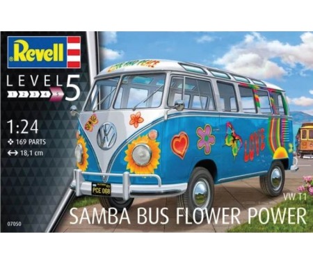Revell - 07050 - VW T1 Samba "Flower Power"  - Hobby Sector