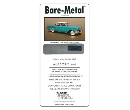 Bare-Metal Foil - BMF00001 - Chrome Foil  - Hobby Sector