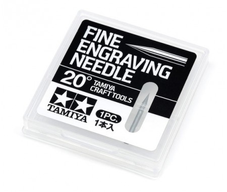 Tamiya - 74148 - Fine Engraving Needle 20 Degrees  - Hobby Sector