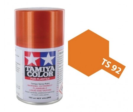 Tamiya - TS-92 - METALLIC ORANGE 100ml Acrylic Spray  - Hobby Sector