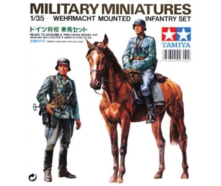 Tamiya - 35053 - Wehrmacht Mounted Infantry Set  - Hobby Sector