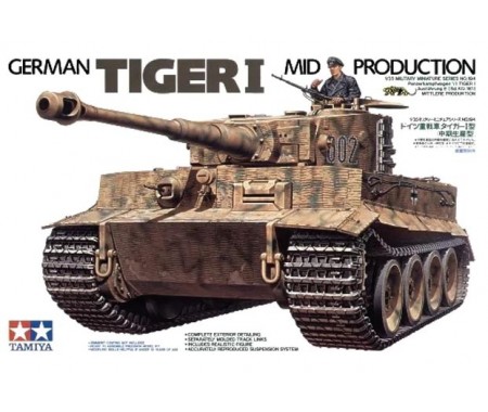 Tamiya - 35194 - German Tiger I Mid Production  - Hobby Sector