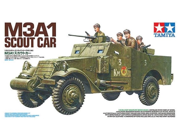 Tamiya - 35363 - M3A1 Scout Car  - Hobby Sector