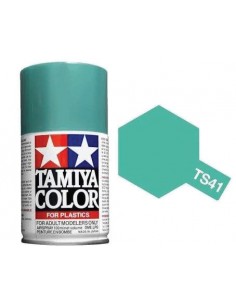 Tamiya - TS-41 - Coral Blue 100ml Acrylic Spray  - Hobby Sector