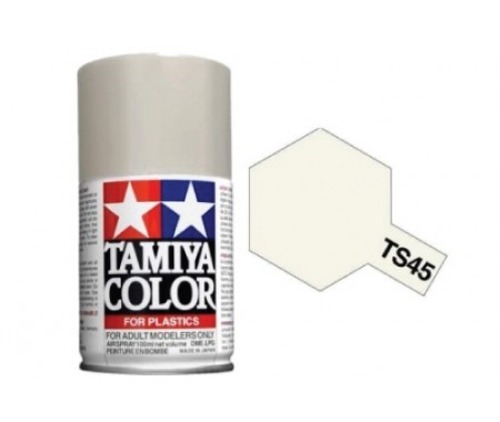 Tamiya - TS-45 - Pearl white 100ml Spray Acrílico  - Hobby Sector