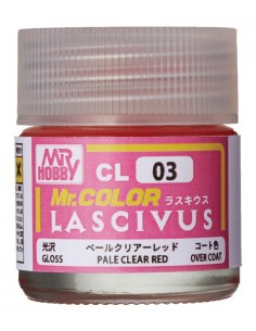 MrHobby (Gunze) - CL-03 - Mr.Color LASCIVUS Pale Clear Red 10ml  - Hobby Sector