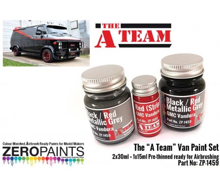 Zero Paints - ZP-1459 - The A Team Set 30mlx2 and 15mlx1  - Hobby Sector