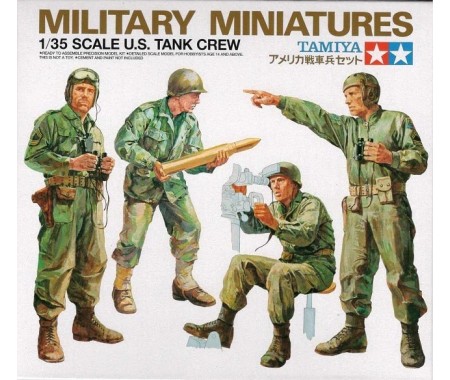Tamiya - 35004 - Military Miniatures U.S. Tank Crew  - Hobby Sector