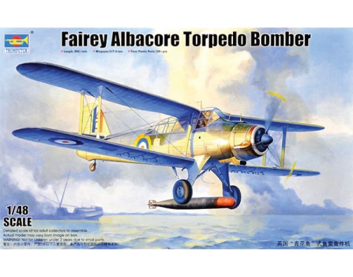 Trumpeter - 02880 - Fairey Albacore Torpedo Bomber  - Hobby Sector