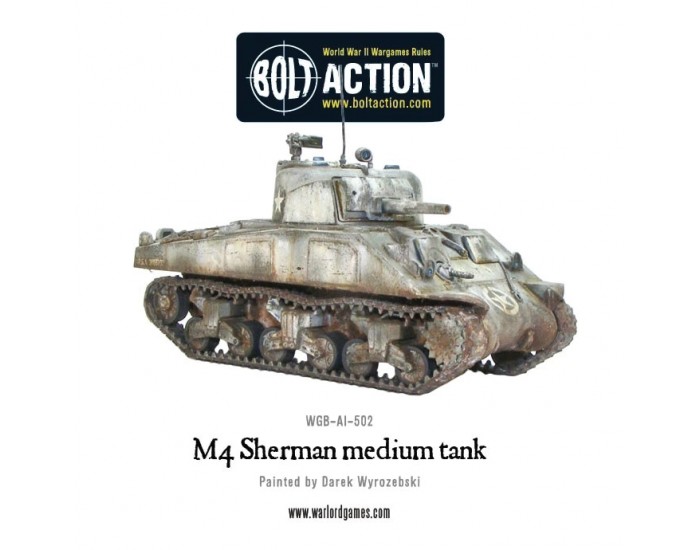 Warlord Games - 402013006 - M4 Sherman Medium Tank  - Hobby Sector