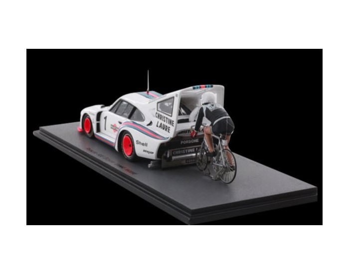 Spark - S1939 - Porsche 935 Martini - Bicycle Speed Record 1977  - Hobby Sector