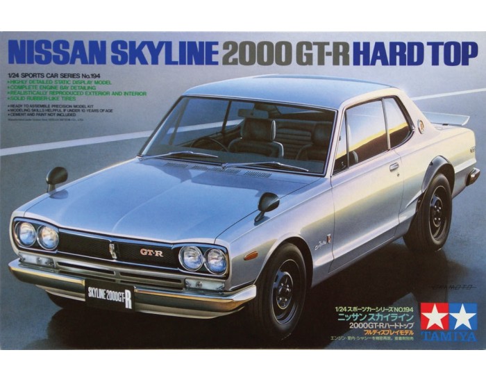 Tamiya - 24194 - Nissan Skyline 2000 GT-R Hard Top  - Hobby Sector