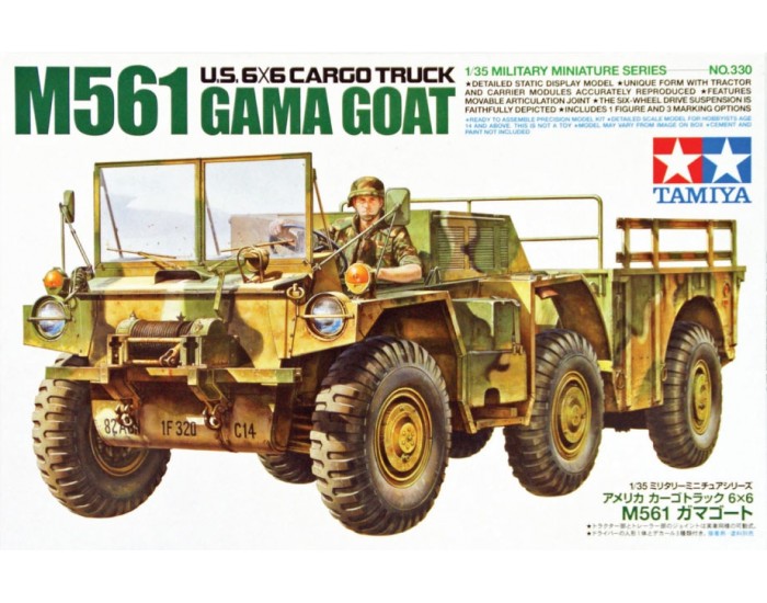 Tamiya - 35330 - M561 Gama Goat U.S. 6x6 Cargo Truck  - Hobby Sector