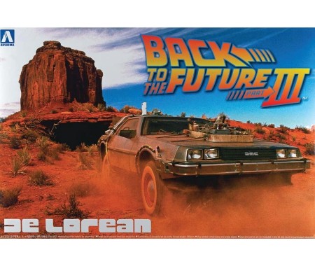 Aoshima - 011874 - Back to the Future III DeLorean  - Hobby Sector