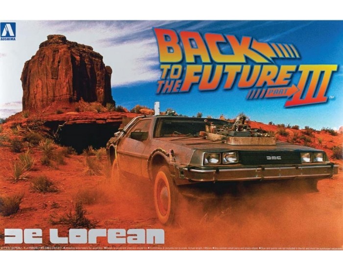 Aoshima - 011874 - Back to the Future III DeLorean  - Hobby Sector