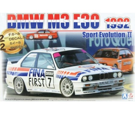 Aoshima / Beemax - B24019 - BMW M3 E30 1992 Sport Evolution II (FINA)  - Hobby Sector