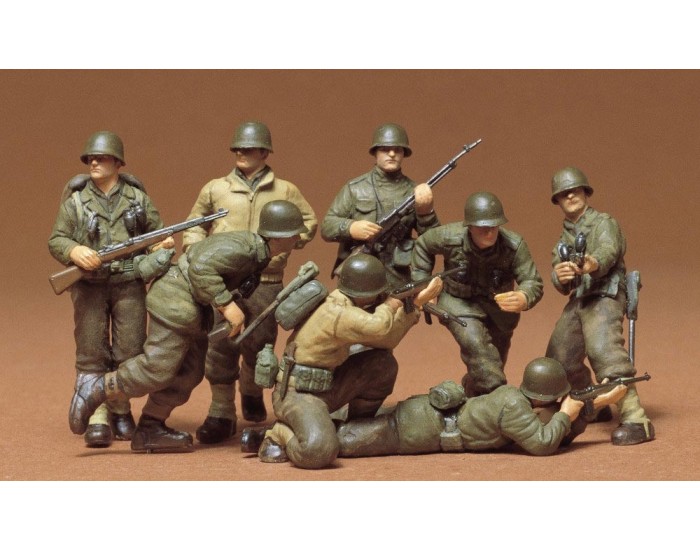 Tamiya - 35048 - Military Miniatures U.S. Infantry West European Theater  - Hobby Sector