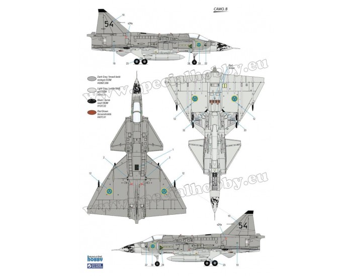 Special Hobby - SH72384 - JA-37 Viggen Fighter  - Hobby Sector