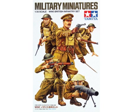 Tamiya - 35339 - Military Miniatures WWI British Infantry Set  - Hobby Sector