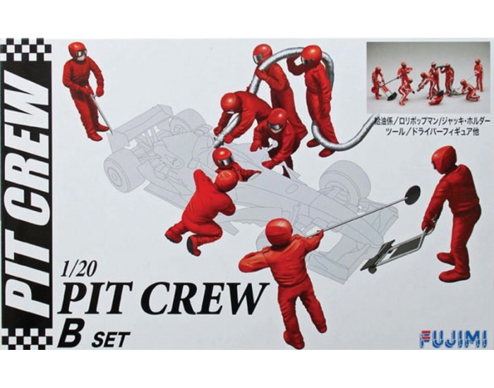 Fujimi - 112459 - Pit Crew B SET 1/20  - Hobby Sector