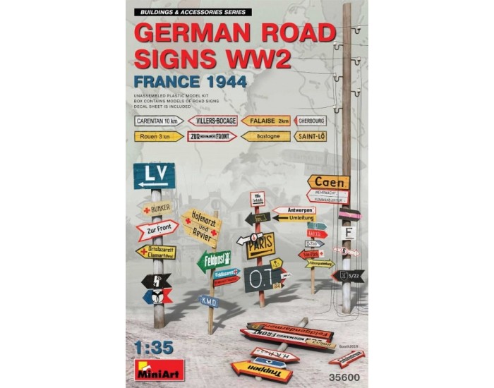 MiniArt - 35600 - German Road Signs WW2  - Hobby Sector