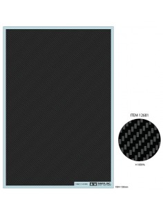 Tamiya - 12681 - Carbon Pattern Decal (Twill Weave/Fine)  - Hobby Sector