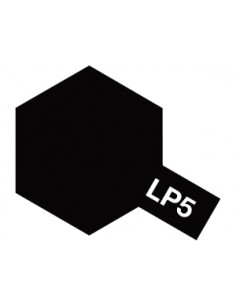Tamiya - LP-5 - LP-5 Semi Gloss Black - 10ml Tinta Lacquer  - Hobby Sector