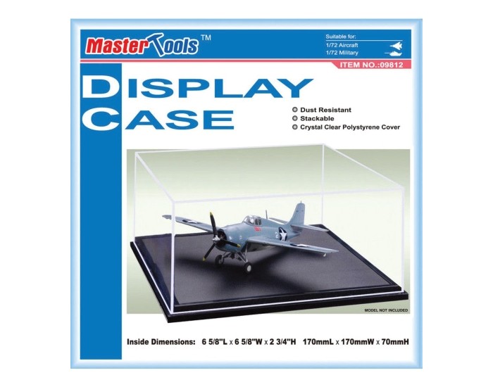 Trumpeter - 09812 - Display Case for Aircraft / Military Vehicle 1/72  - Hobby Sector
