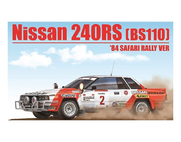 Aoshima / Beemax - B24014 - Nissan 240RS BS100 1984 Safari Rally version  - Hobby Sector