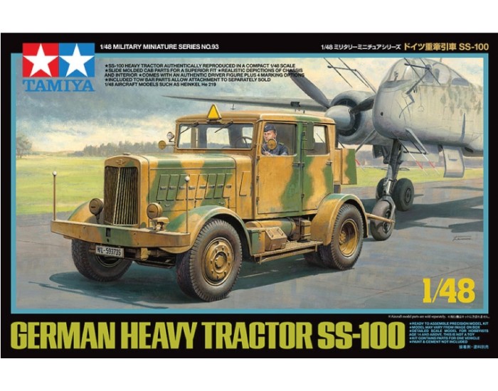 Tamiya - 32593 - German Heavy Tractor SS-100  - Hobby Sector