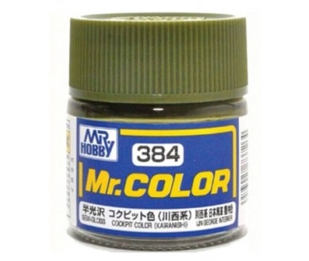 MrHobby (Gunze) - C384 - C384 Cockpit Color (Kawanishi) - 10ml Lacquer Paint  - Hobby Sector