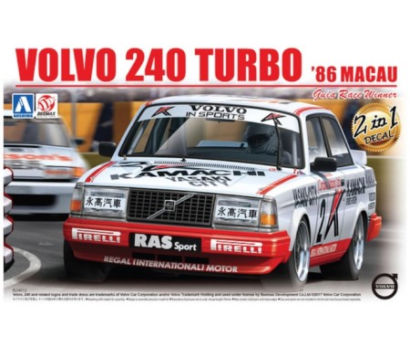 Aoshima / Beemax - B24012 - Volvo 240 Turbo '86 Macau Guia Race Winner  - Hobby Sector