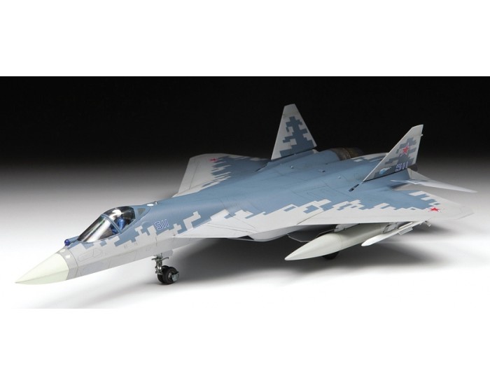 Zvezda - 7319 - SU-57 Russian Fift-Generation Fighter  - Hobby Sector