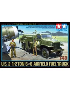 Tamiya - 32579 - US 2 1/2 Ton 6x6 Airfield Fuel Truck  - Hobby Sector