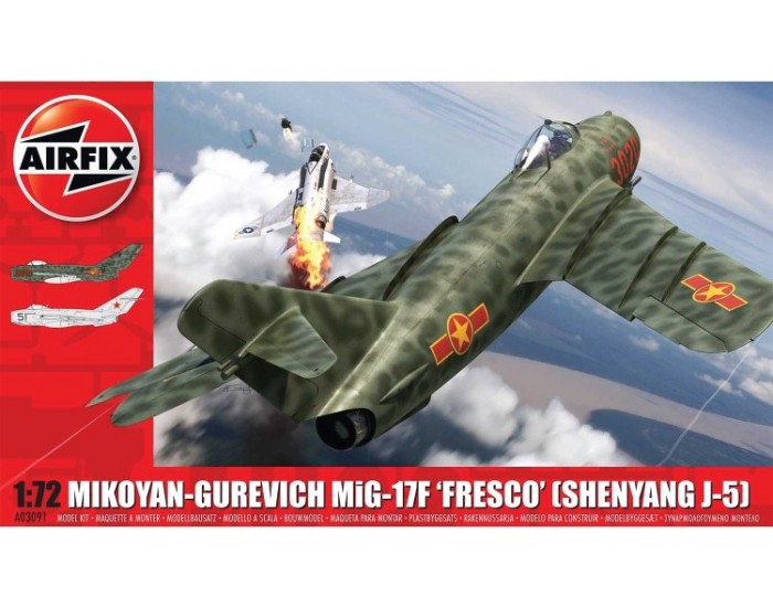 Airfix - A03091 - Mikoyan-Gurevich MIG-17F "Fresco" (Shenyang J-5)  - Hobby Sector