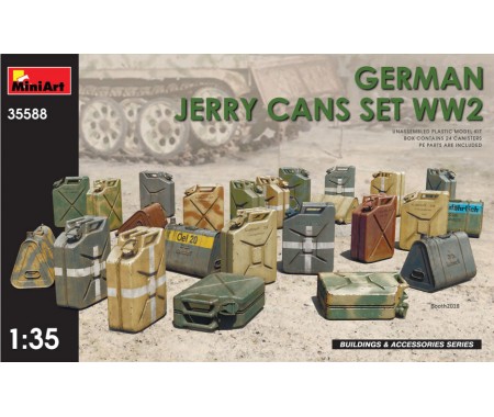 MiniArt - 35588 - German Jerry Cans Set WW2  - Hobby Sector
